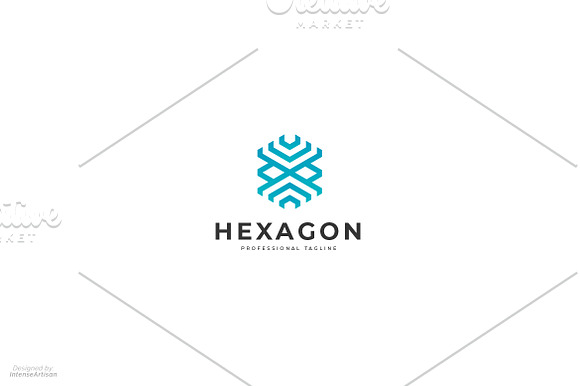 Secure Hexagon Logo in Logo Templates - product preview 1