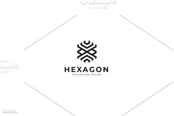 Secure Hexagon Logo in Logo Templates - product preview 2