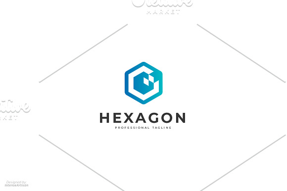 Optic Hexagon Logo in Logo Templates - product preview 1