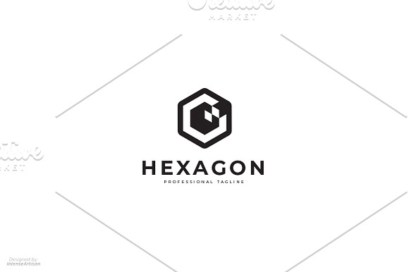 Optic Hexagon Logo in Logo Templates - product preview 2