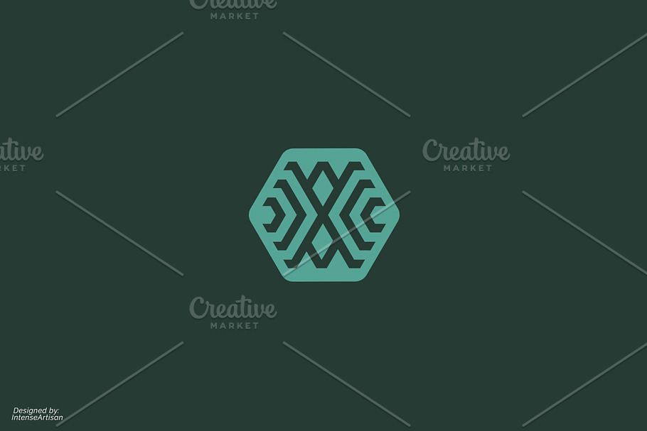 Finance Hexagon Logo in Logo Templates - product preview 8