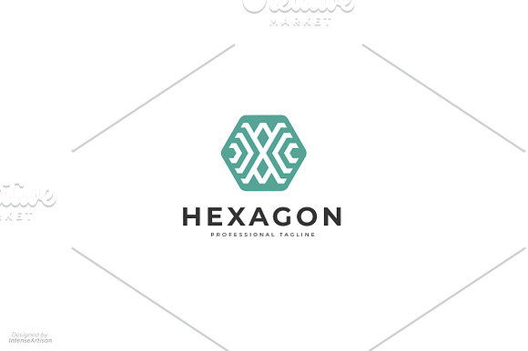 Finance Hexagon Logo in Logo Templates - product preview 1