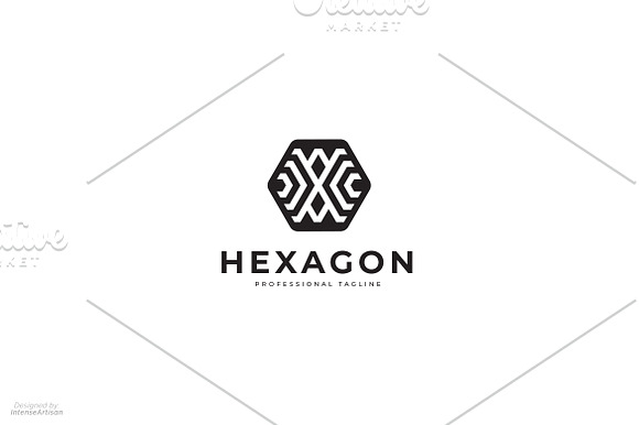 Finance Hexagon Logo in Logo Templates - product preview 2