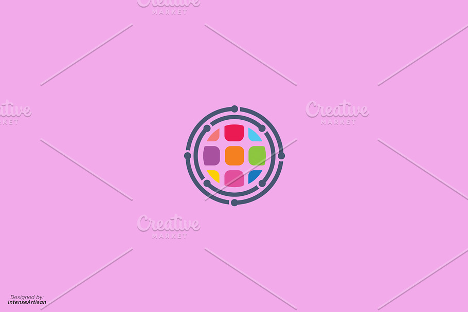 Wheel Of Colors Logo in Logo Templates - product preview 8