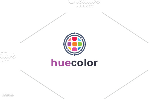 Wheel Of Colors Logo in Logo Templates - product preview 1
