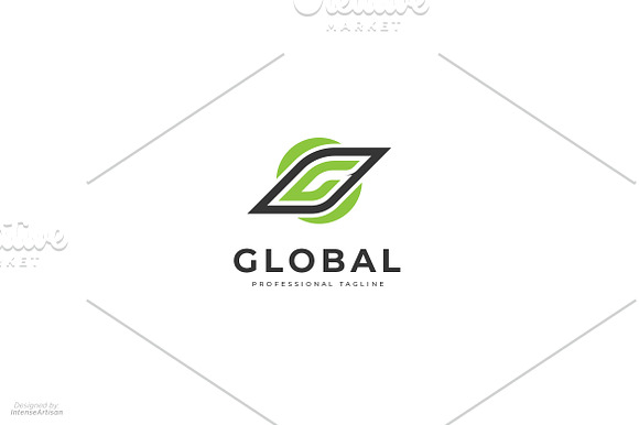 Global - G Letter Logo in Logo Templates - product preview 1