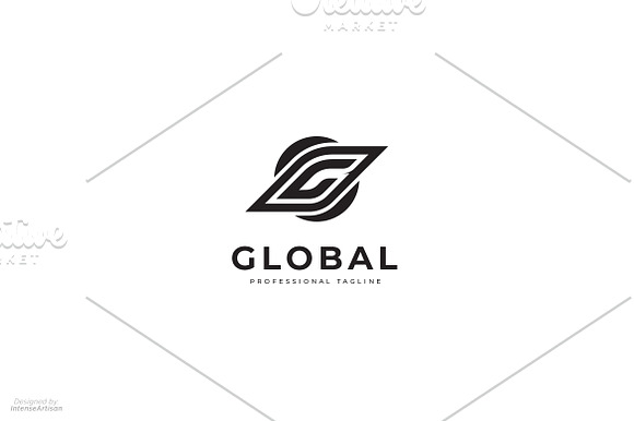 Global - G Letter Logo in Logo Templates - product preview 2