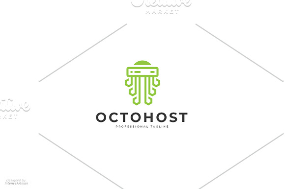 Octo Host Logo in Logo Templates - product preview 1