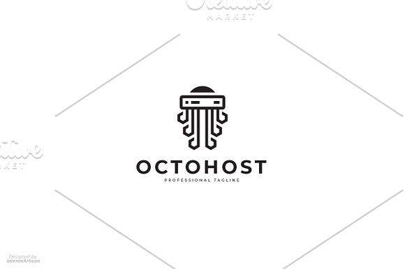 Octo Host Logo in Logo Templates - product preview 2