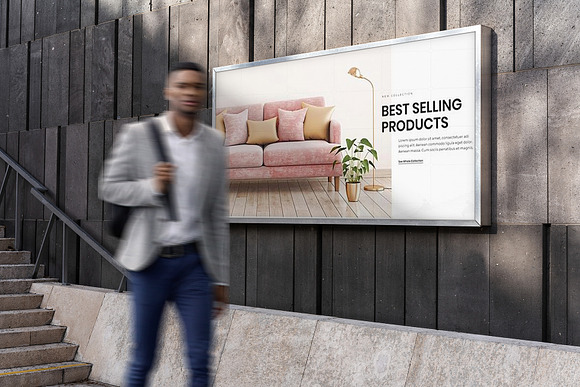 Wall Poster Mockup in Print Mockups - product preview 5