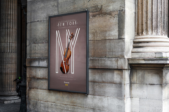 Wall Poster Mockup in Print Mockups - product preview 9