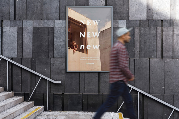 Wall Poster Mockup in Print Mockups - product preview 11