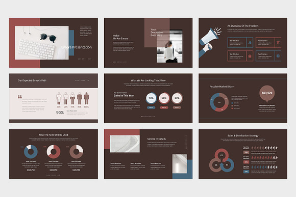 Emora : Pitch Deck Powerpoint in PowerPoint Templates - product preview 7