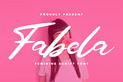 Fabela | Feminie Script Font