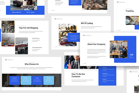 Shipping & Cargo Keynote Template in Keynote Templates - product preview 2