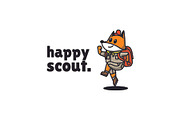 fox scout - Mascot Logo