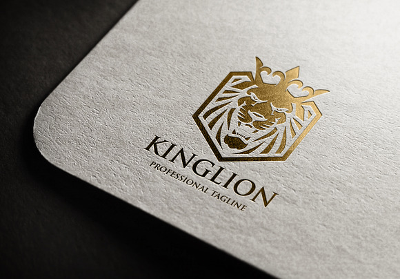 Valiant King Lion Logo in Logo Templates - product preview 2
