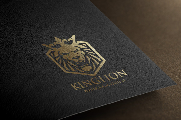 Valiant King Lion Logo in Logo Templates - product preview 3