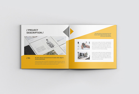 Square Best Company Profile in Brochure Templates - product preview 9