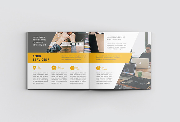 Square Best Company Profile in Brochure Templates - product preview 10