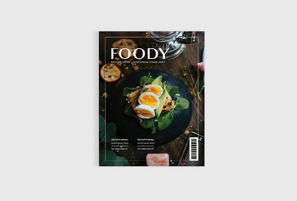 Food Diet Magazine in Magazine Templates - product preview 1