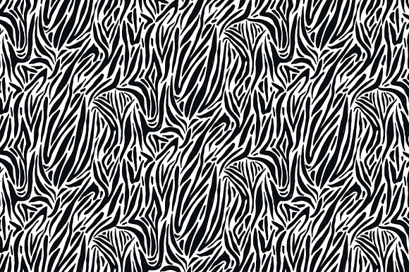 Zebra skin seamless patterns in Patterns - product preview 2