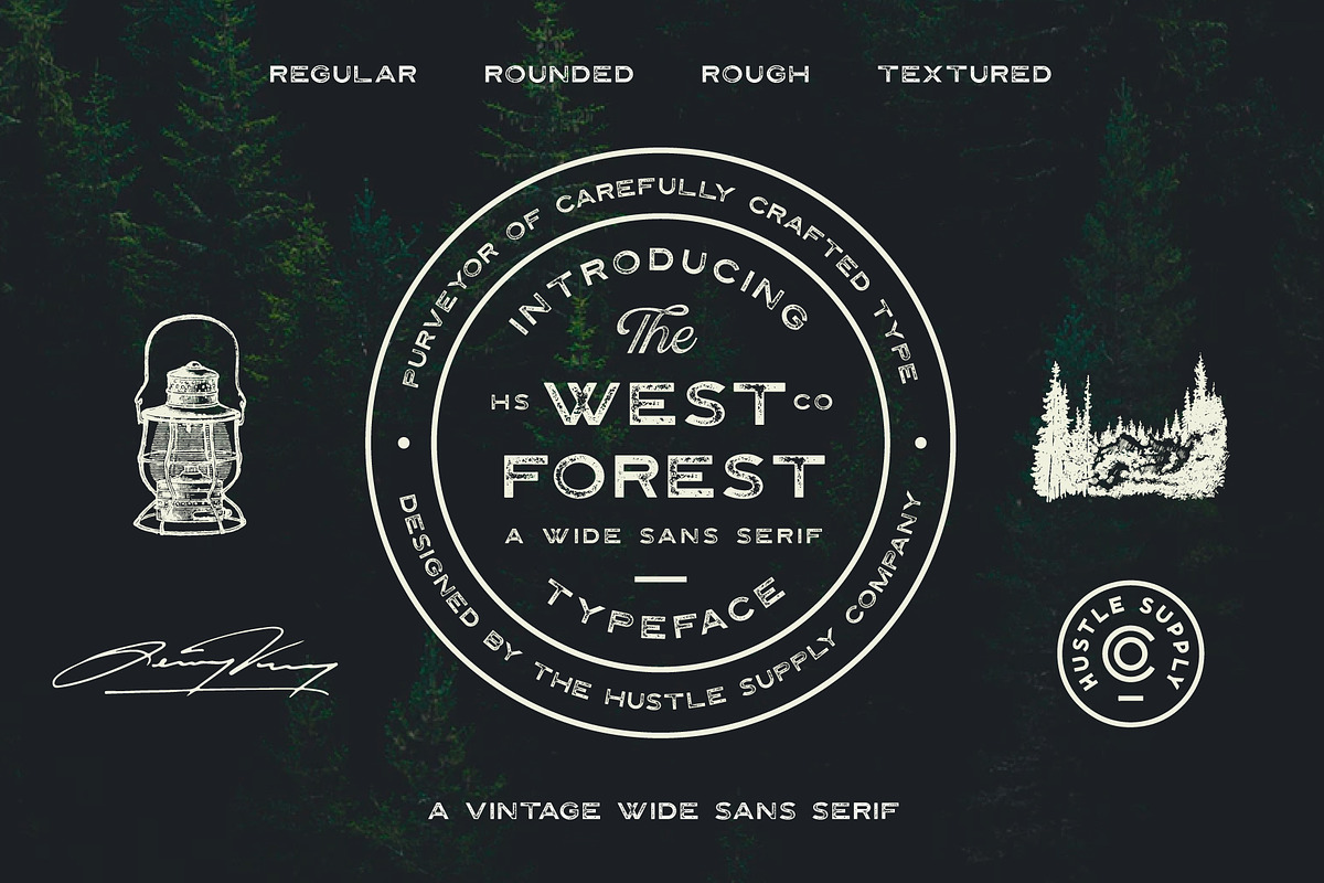 The West Forest [Intro Rate] in Sans-Serif Fonts - product preview 8