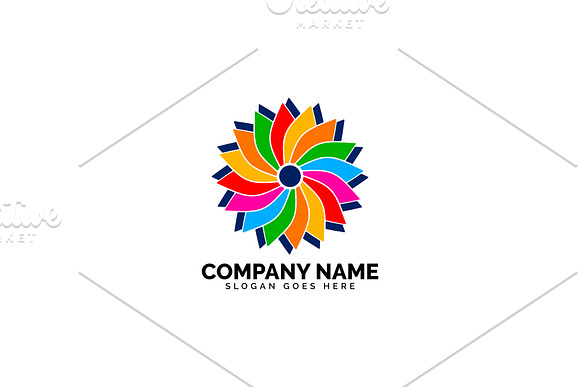 flower logo in Logo Templates - product preview 1