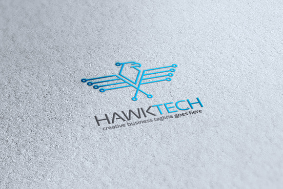 Hawk Tech Logo in Logo Templates - product preview 2