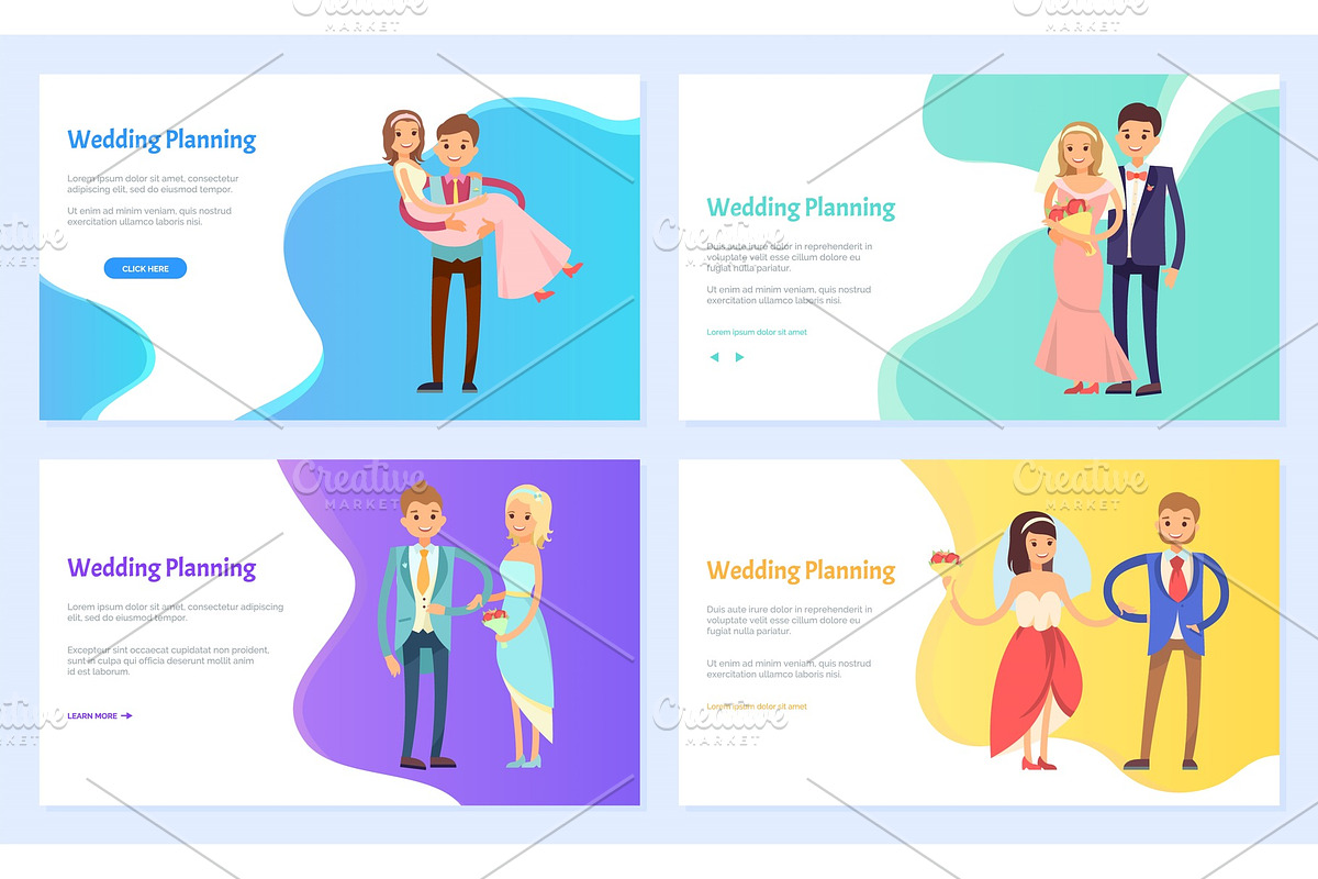 Bride and Groom, Wedding Planning in Illustrations - product preview 8