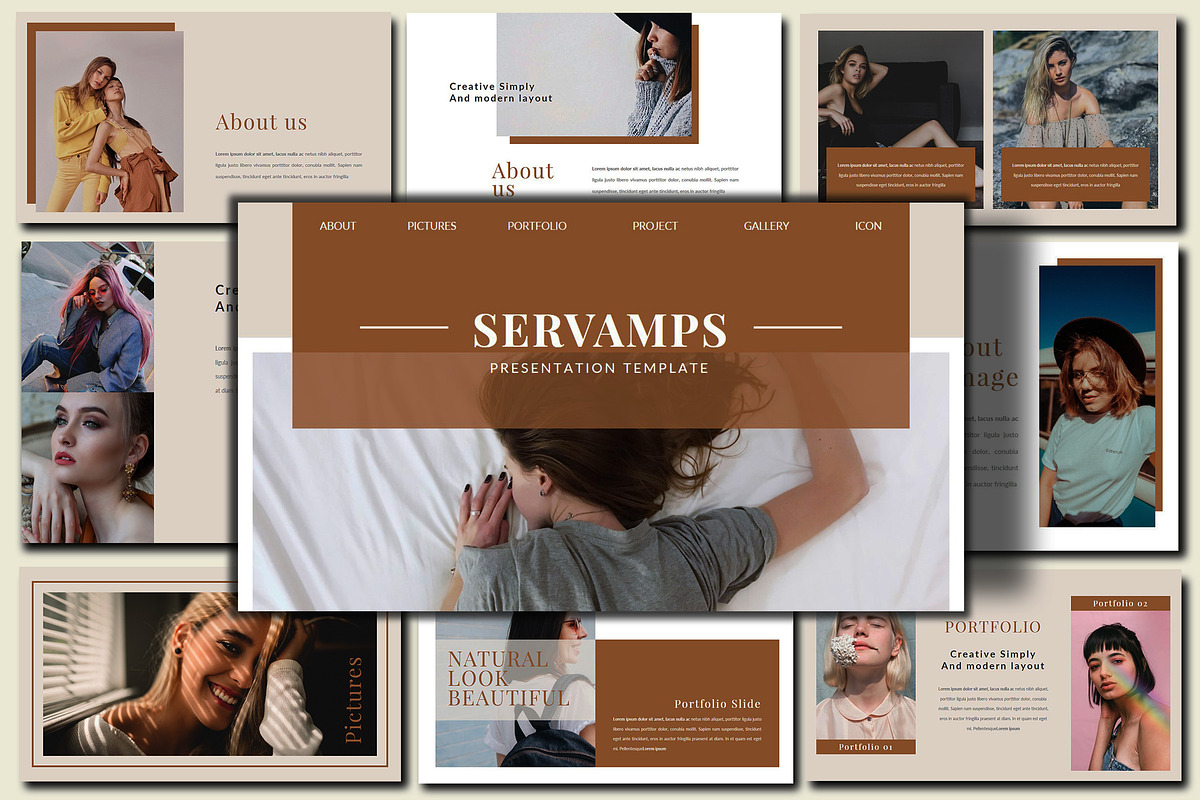 Servamps Fashion - Powerpoint in PowerPoint Templates - product preview 8