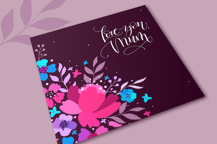 Happy Mother's  Day greeting card