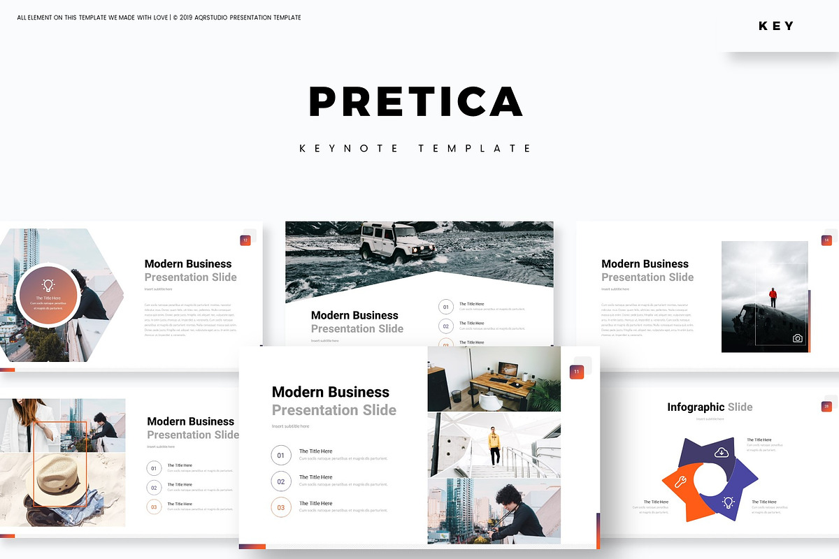 Pretica - Keynote Template in Keynote Templates - product preview 8