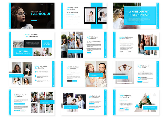 Fashionup - Keynote Template in Keynote Templates - product preview 1