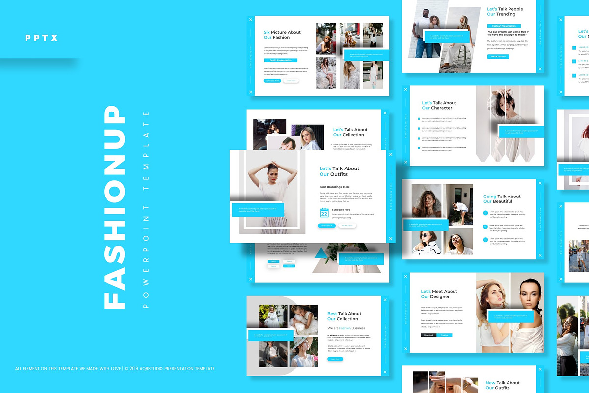 Fashionup - Powerpoint Template in PowerPoint Templates - product preview 8
