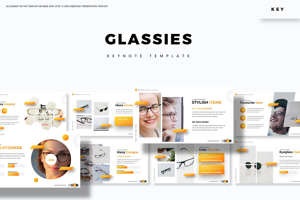 Glassies - Keynote Template in Keynote Templates - product preview 8