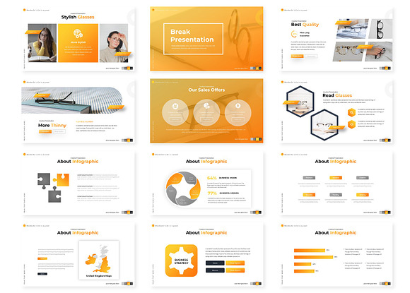 Glassies - Powerpoint Template in PowerPoint Templates - product preview 2