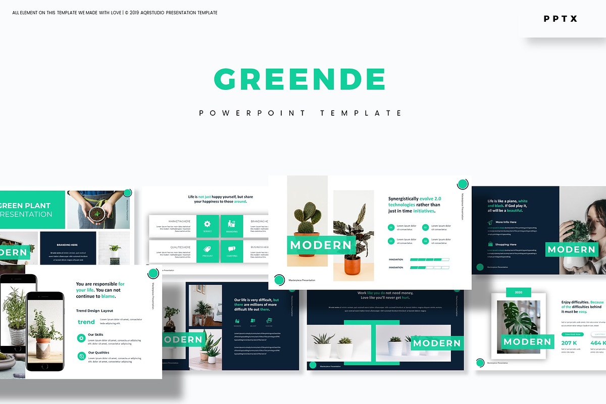 Grende - Powerpoint Template in PowerPoint Templates - product preview 8
