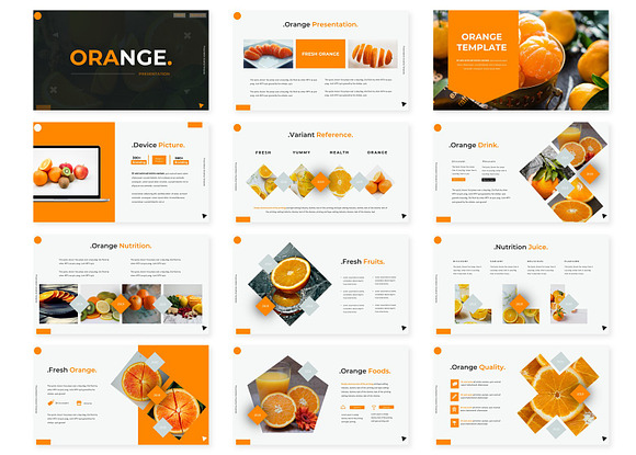 Orange - Keynote Template in Keynote Templates - product preview 1