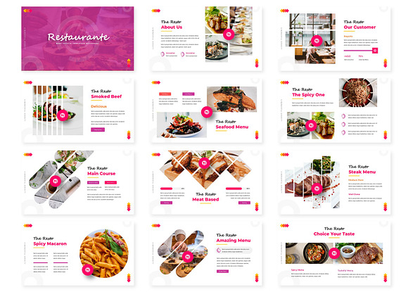 Restaurante - Powerpoint Template in PowerPoint Templates - product preview 1
