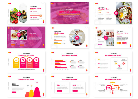 Restaurante - Powerpoint Template in PowerPoint Templates - product preview 2