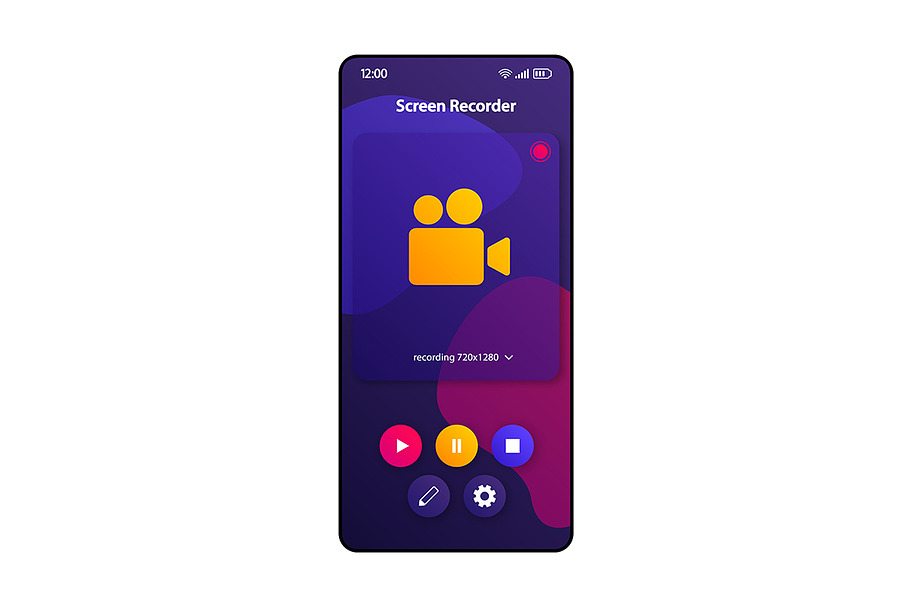Screen recording software interface in Mobile & Web Mockups - product preview 8