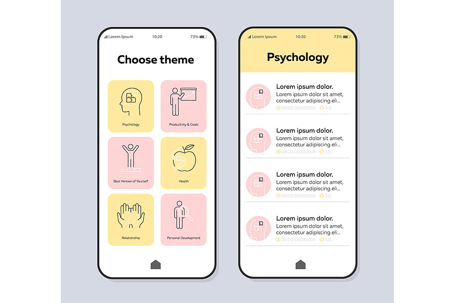 Personal development interface in Mobile & Web Mockups - product preview 8