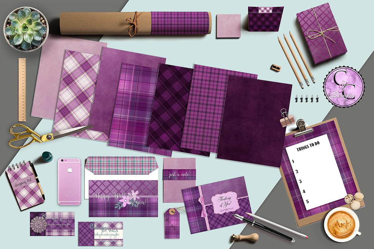 Merlot - A Study In Plaid 16 in Objects - product preview 8