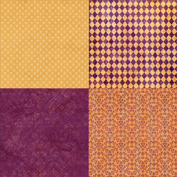 16 Royal Decree Burgundy & Gold in Patterns - product preview 3