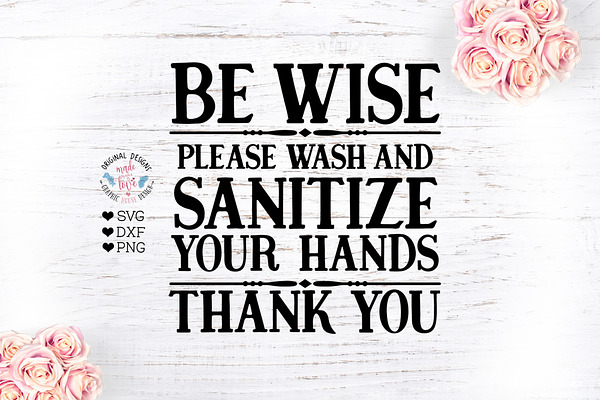 Wash and Sanitize Your Hands