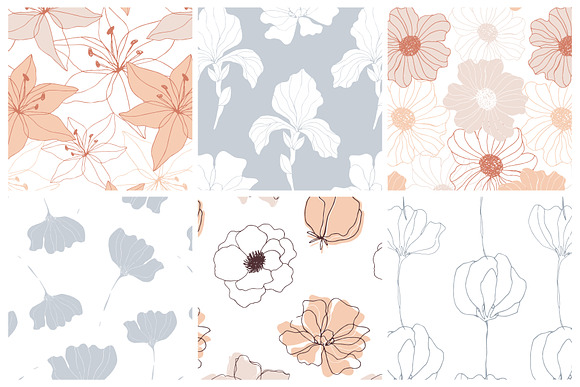 Spring Flowers Patterns & Cliparts in Patterns - product preview 7