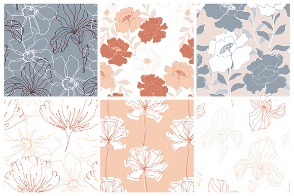 Spring Flowers Patterns & Cliparts in Patterns - product preview 9