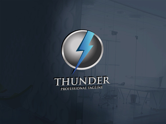 Thunder Logo in Logo Templates - product preview 1