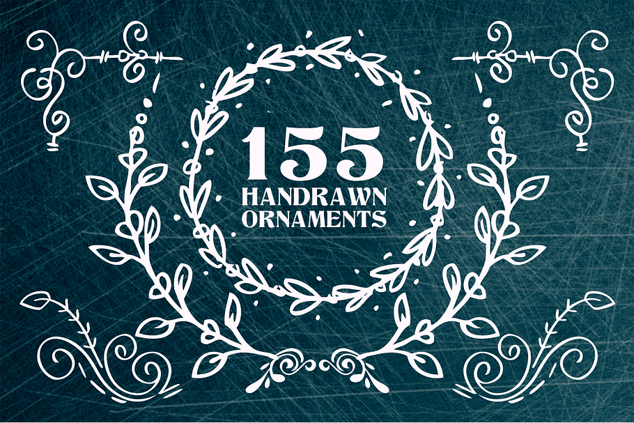 155 Decorative Ornaments Bundle in Illustrations - product preview 8